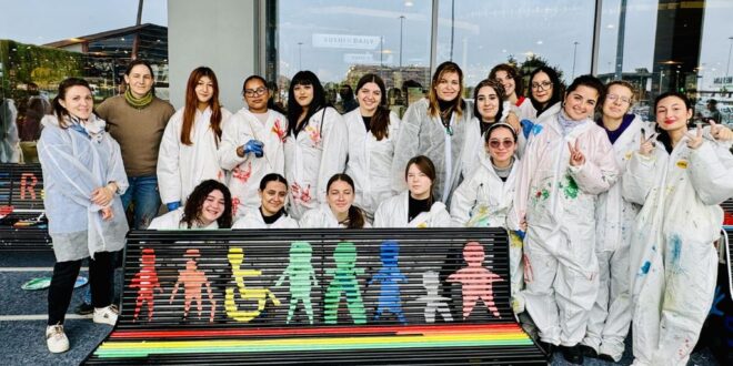 studenti dell'Istituto d'Arte Kandinsky di Milano